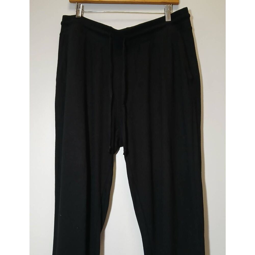 American tall men xl black jogger pants black spring summer lightweight long fit - Picture 3 of 11